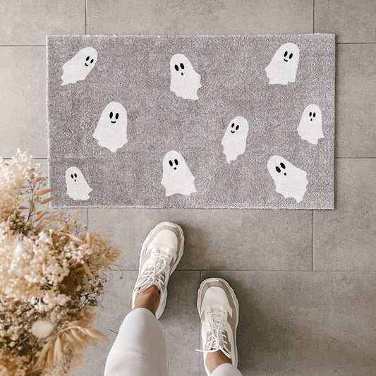 Waschbare Fußmatte Geister 75 x 45cm | Eulenschnitt