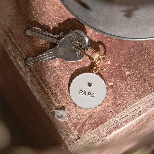 Schlüsselanhänger Papa | Eulenschnitt