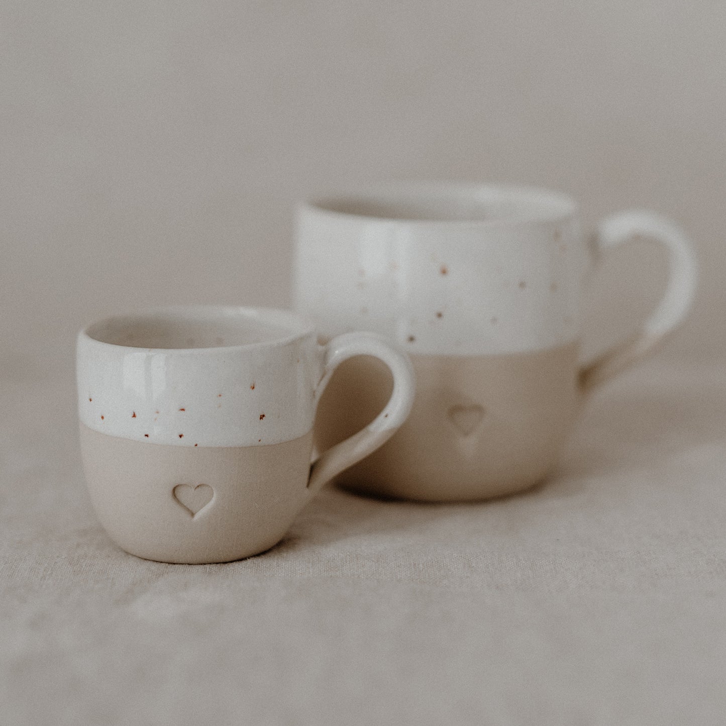 Taza de espresso corazón