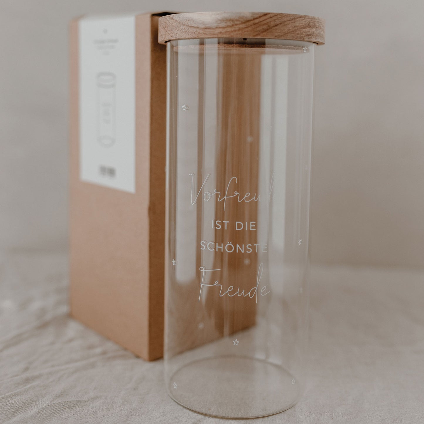 Tarro de almacenamiento Vorfreude 25 cm