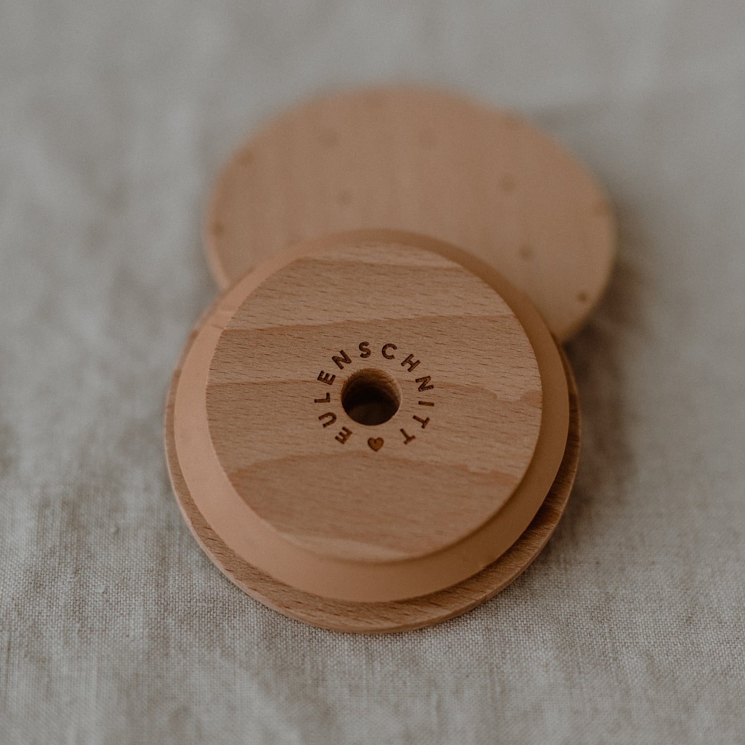Deckel aus Buchenholz