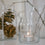 Vase aus Glas klein Tannen