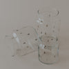 Vase aus Glas klein Tannen