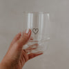 Doppelwandiges Glas 300ml Herz