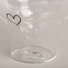 Doppelwandiges Glas Herz 100ml