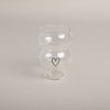 Double Bubble Glas Herz