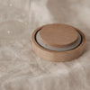 Detailansicht Holzdeckel mit Silikondichtung für Vorratsglas
