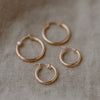Creole Nele Gold 1,4 cm | Eulenschnitt 