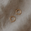 Creole Nele Gold 1,4 cm | Eulenschnitt 