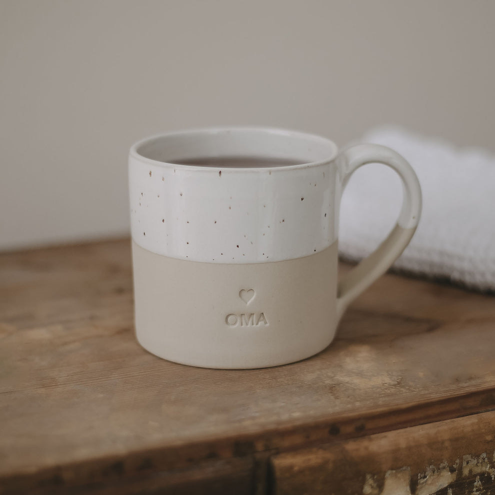 Große Tasse Oma | Eulenschnitt 