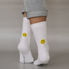 Chaussette Smiley jaune