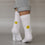 Chaussette Smiley jaune