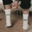 Socken weiß Sorry not Sorry