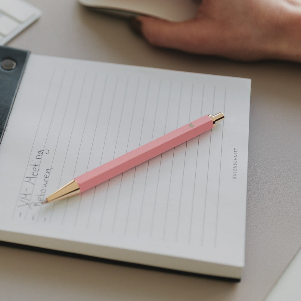 Kugelschreiber Rosa | Eulenschnitt 