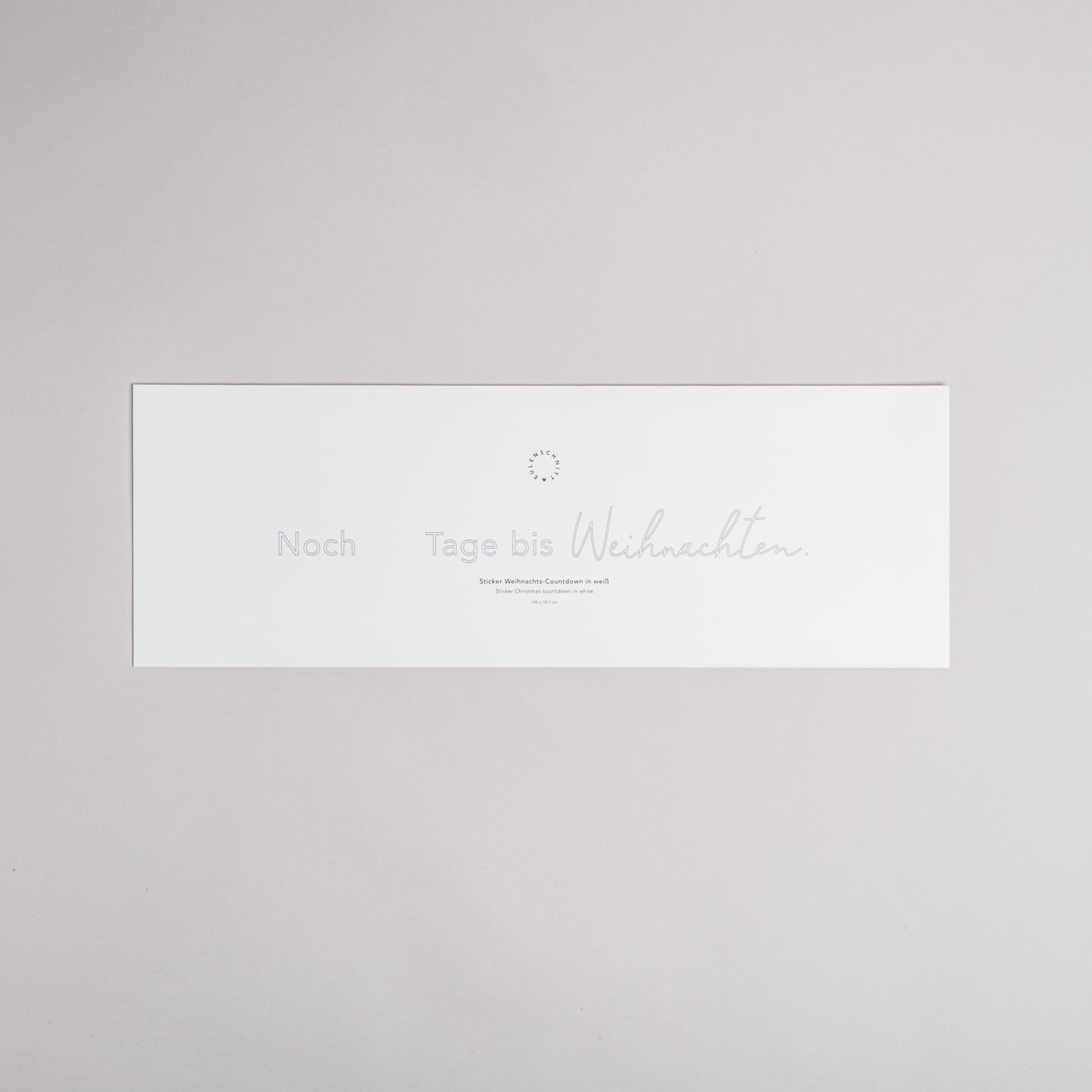 Sticker Countdown Weihnachten