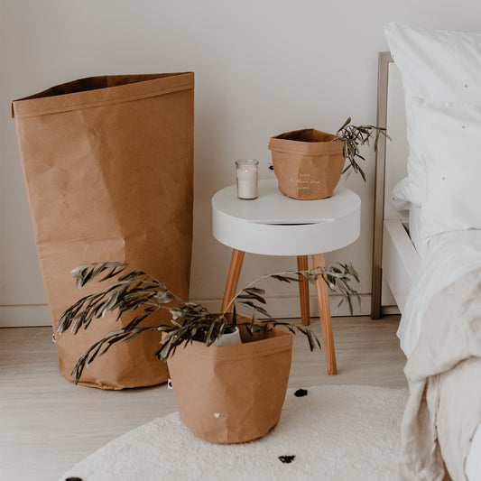 Sac papier 78cm nature