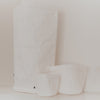 Lot de 2 sacs en papier blanc