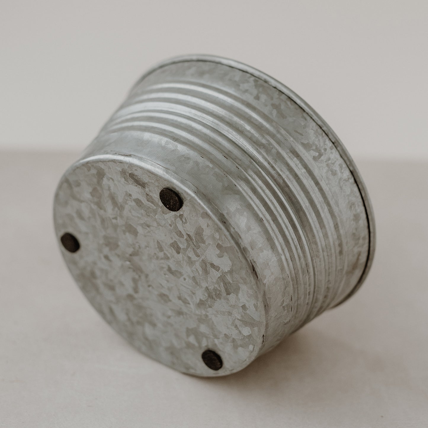 Metallbox rund 20cm | Eulenschnitt 