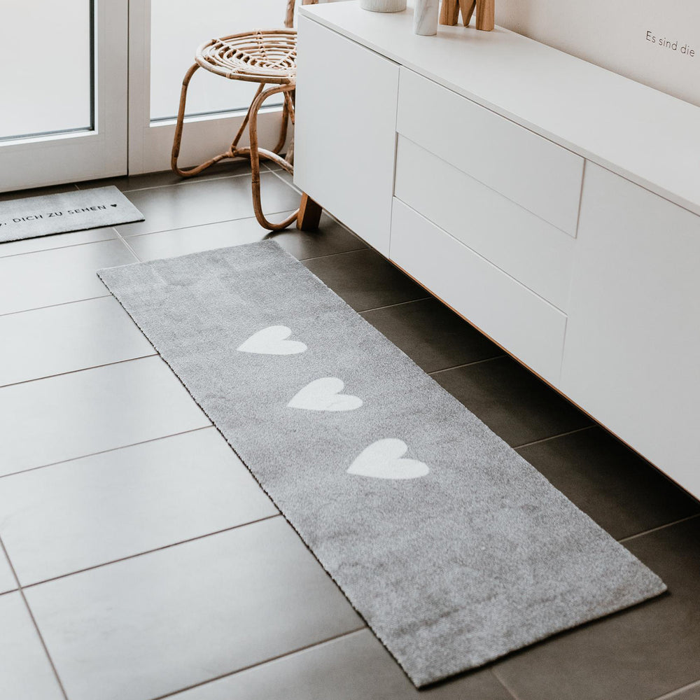 Waschbarer Läufer Herzen