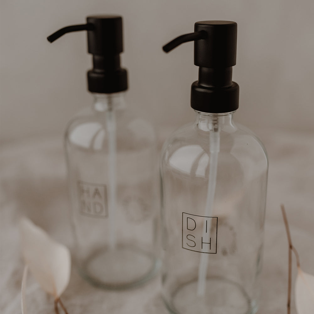 Distributeur de savon Dish transparent 500ml