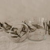 Verres à eau à pois noirs en lot de 2 