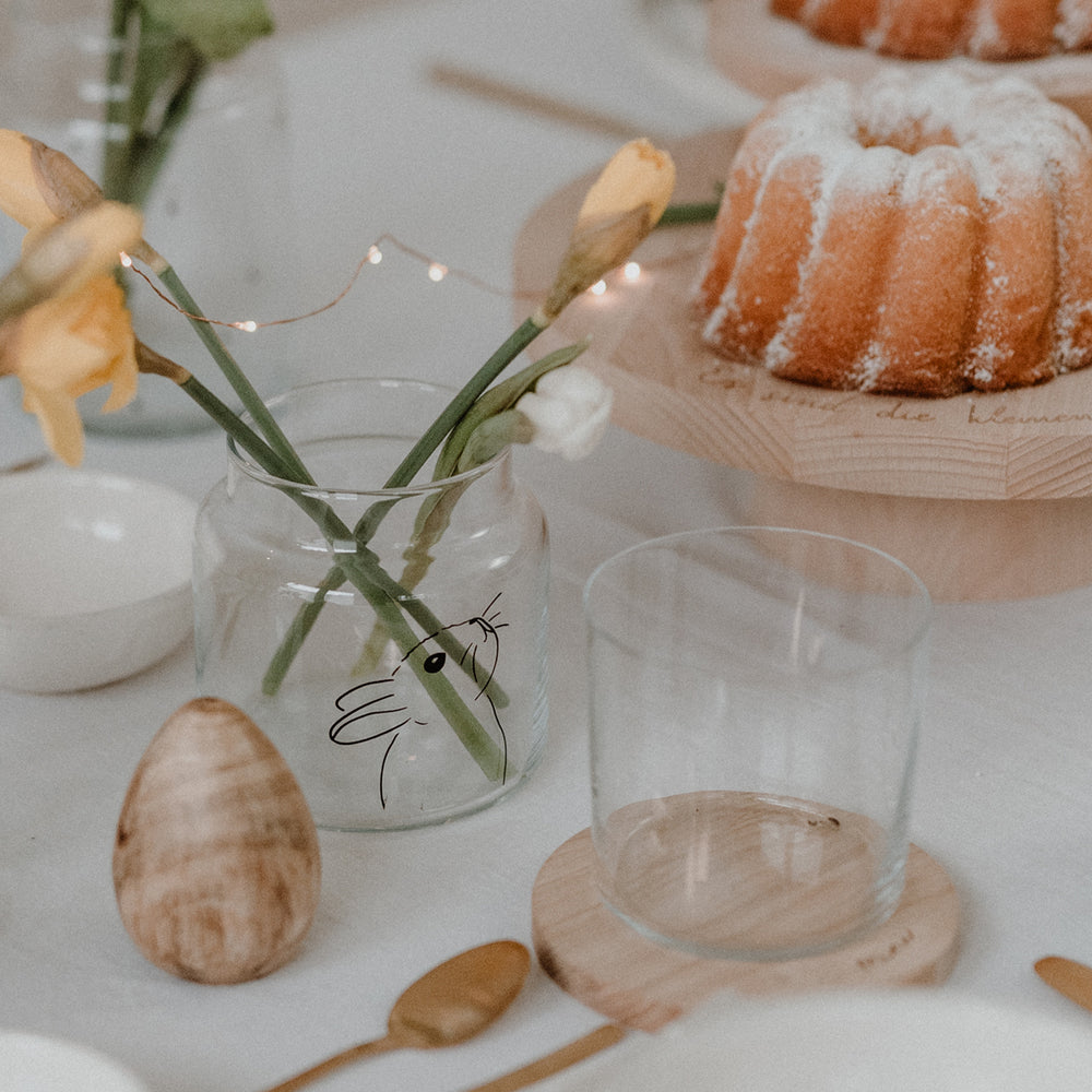 Vase en verre lapin Hase