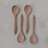 Set de 4 cuillères en bois de Pâques