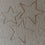 Couronne en bois Étoile Naturelle en lot de 3