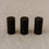 Crochets muraux noirs en lot de 3