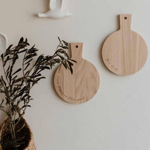 Mini Schneidebretter Kleinigkeit Eiche im 2er Set