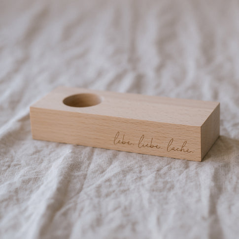Coquetier Live Love Laugh 15 x 5,5 cm
