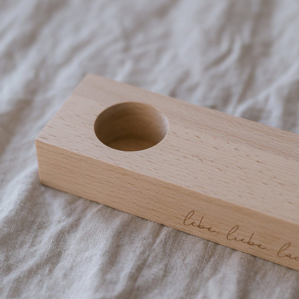Coquetier Live Love Laugh 15 x 5,5 cm