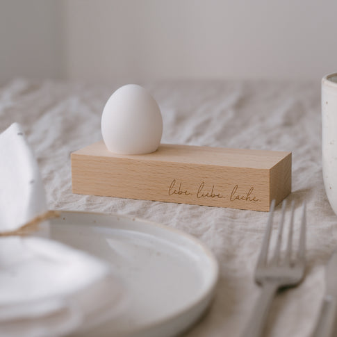 Coquetier Live Love Laugh 15 x 5,5 cm