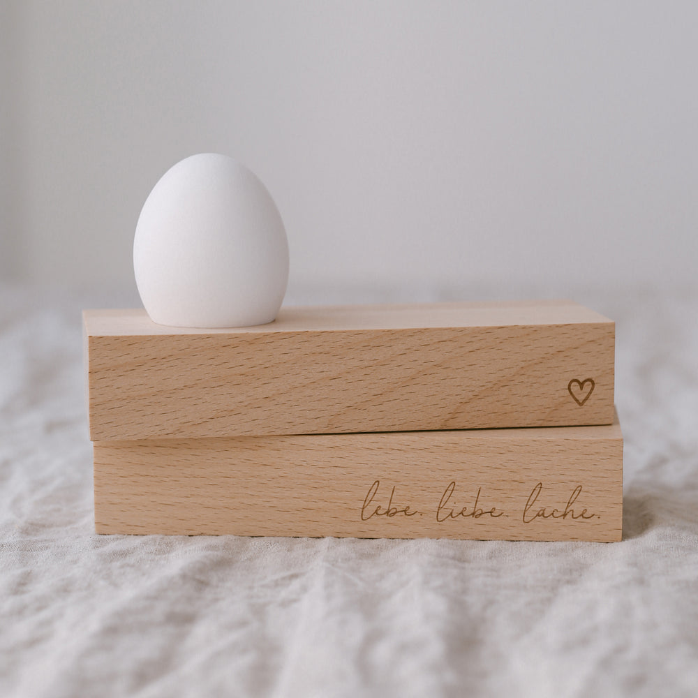 Coquetier Live Love Laugh 15 x 5,5 cm