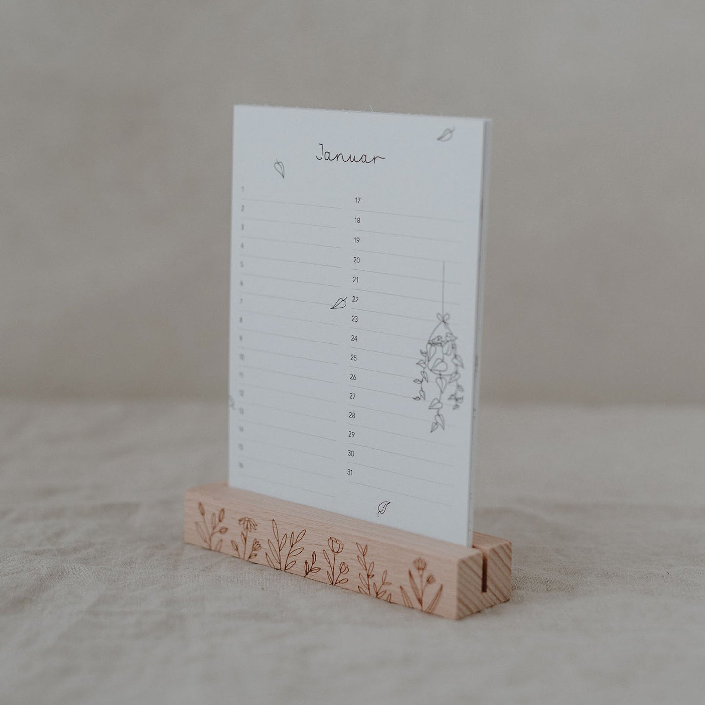 Tischkalender Geburtstage Blumenmädchen