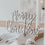 Lettrage en relief "Merry Christmas" en bois naturel