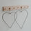 Couronne en métal Coeur en lot de 2