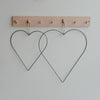 Couronne en métal Coeur en lot de 2