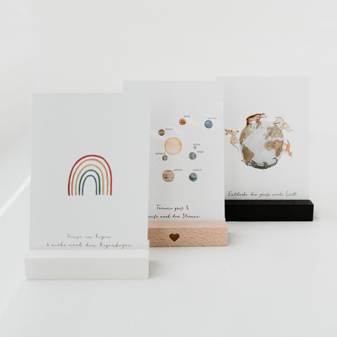 Ensemble de 6 cartes postales enfants 