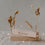 Lot de 2 Porte-cartes et fleurs séchées "Let it snow" 