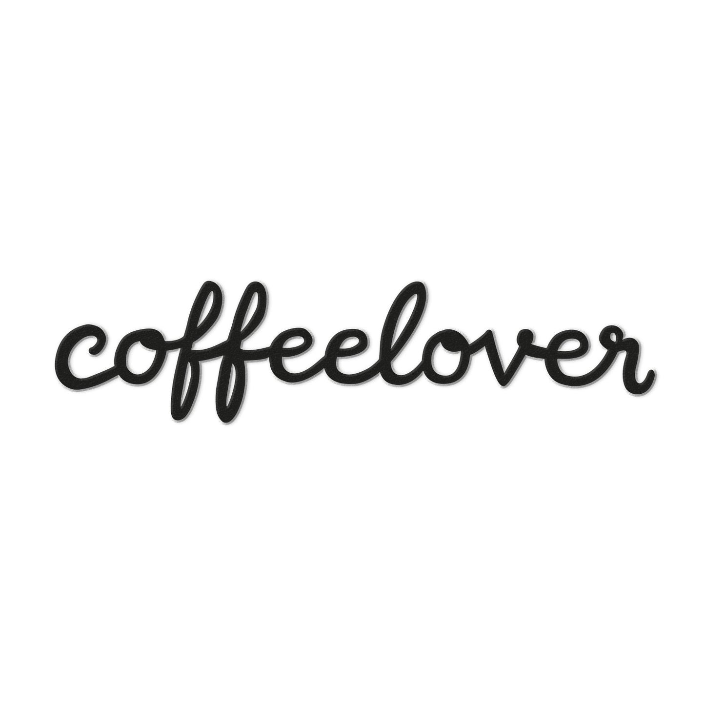 Holzschriftzug coffeelover