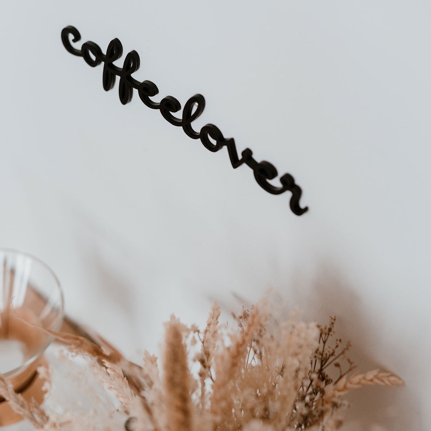 Lettrage en relief en bois Coffeelover
