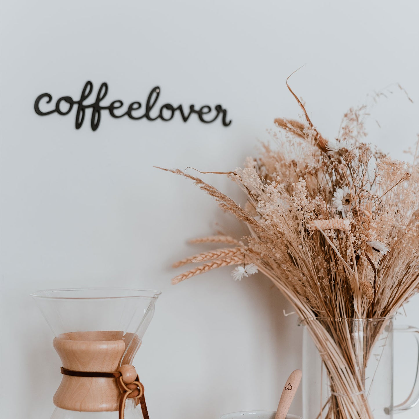 Holzschriftzug coffeelover