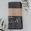 Serviettes en lin Liebe Lebe Lache en lot de 4