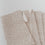 Serviettes en lin naturel à pois en lot de 4