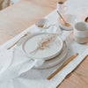 Chemin de table "coeurs" en lin