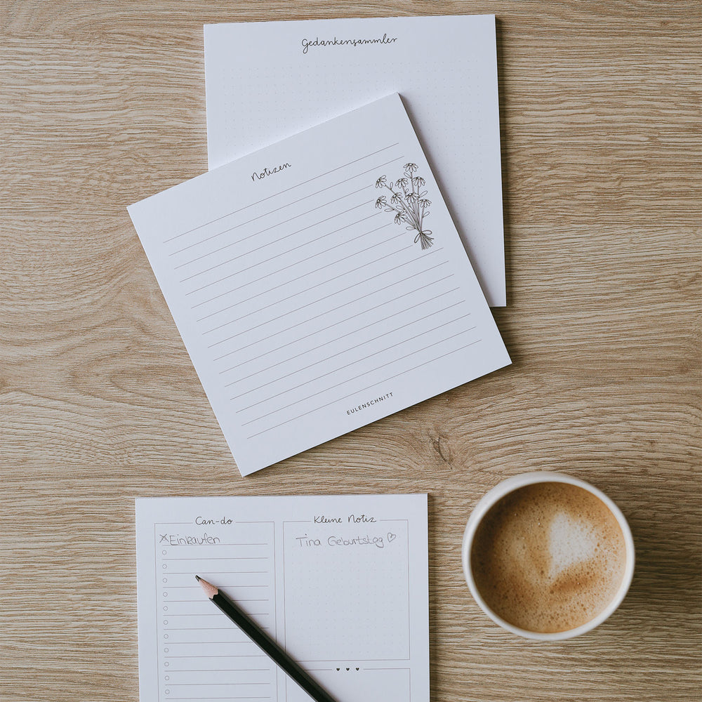Bloc-notes Gedankensammler en lot de 3
