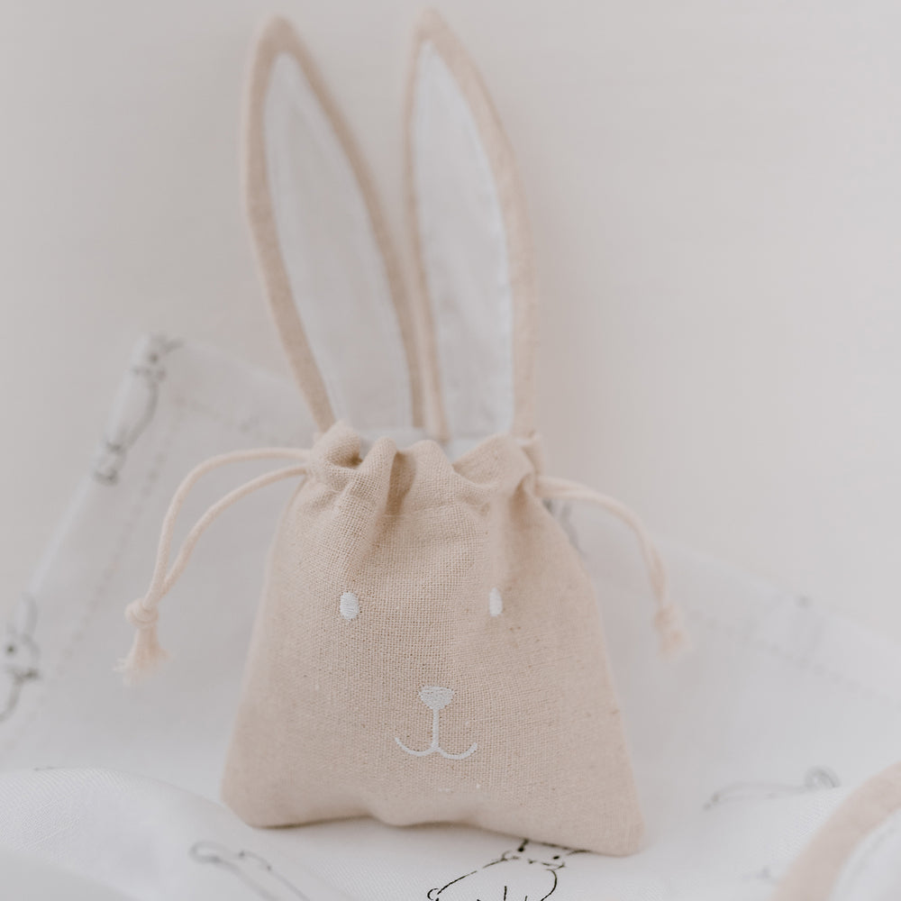 Geschenkbeutel Hase klein im 2er Set
