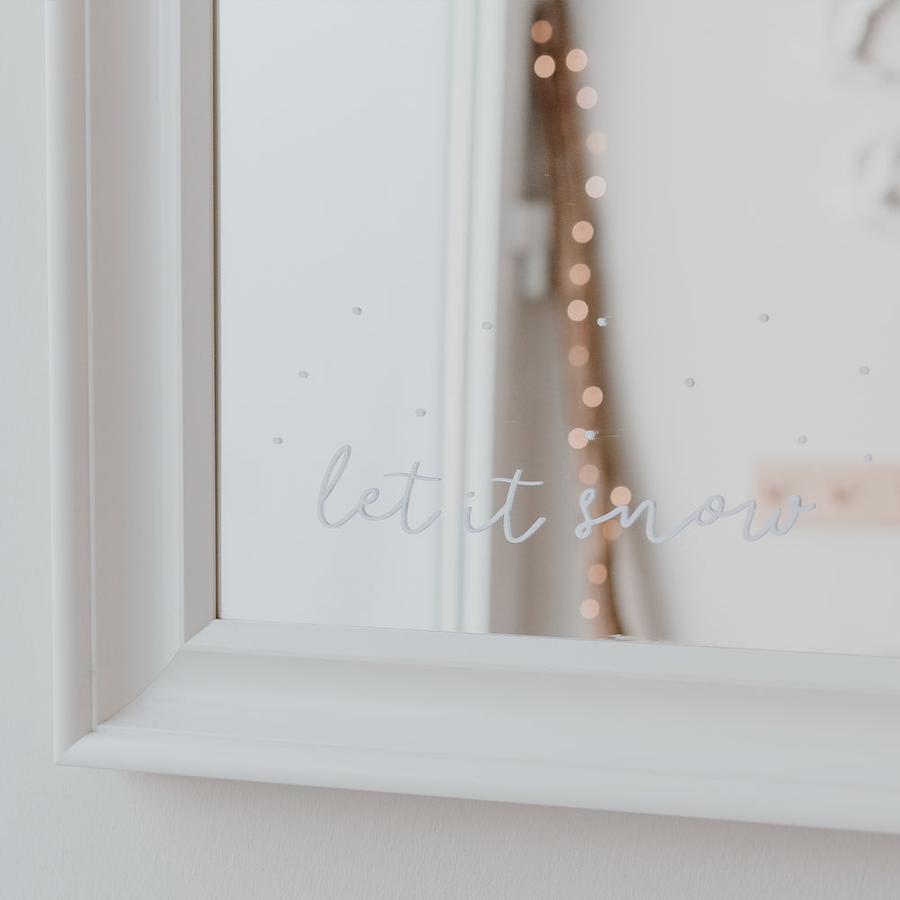 Wandsticker Let It Snow