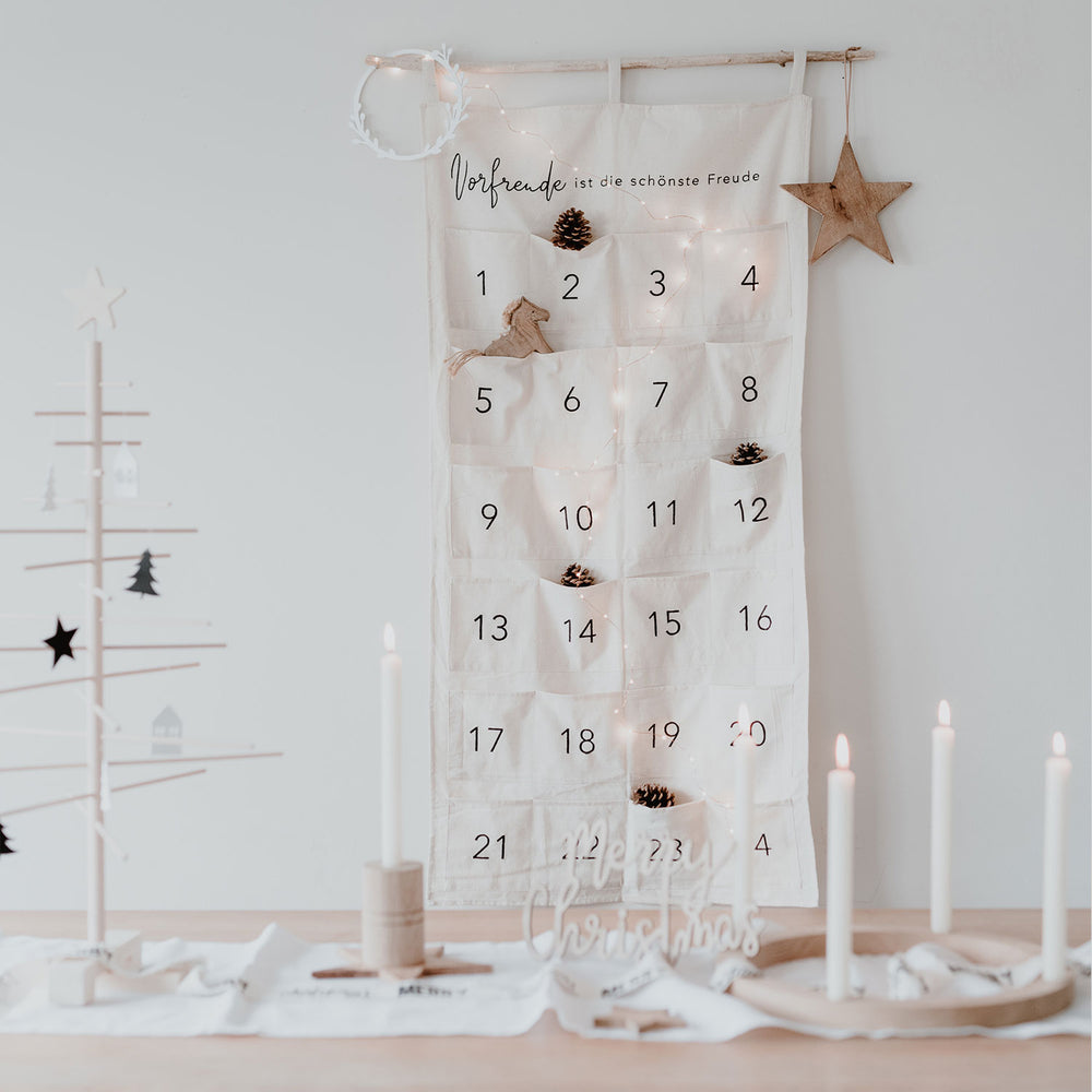 Adventskalender Vorfreude Creme